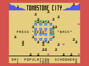 Tombstone City: 21st Century for TI-99/4A - Game over.