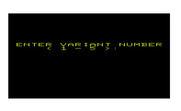Ricochet for Commodore VIC-20 - Game start; which variation?