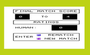 Ricochet for Commodore VIC-20 - The final score...