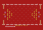 Ricochet for Atari 8-bit - The human's turn on the beginner level.