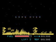 Parsec  for TI-99/4A - Game over.