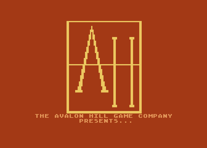 Controller Atari 8-bit Screenshot: Avalon Hill logo.