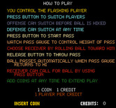 Street Football for Arcade - Game instructions.