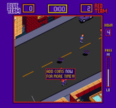 Street Football for Arcade - Out of time; insert coins to continue.