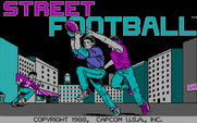 Street Football for IBM PC/Compatibles - Title screen.
