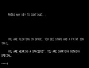 G.F.S. Sorceress for TRS-80 - The game begins...