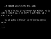 G.F.S. Sorceress for TRS-80 - Opening the hatch.