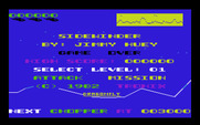 Sidewinder for Commodore VIC-20 - Title screen.
