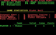 PC Pool Challenges for IBM PC/Compatibles - Game statistics...