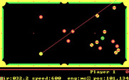 PC Pool Challenges for IBM PC/Compatibles - Lining up my next shot...