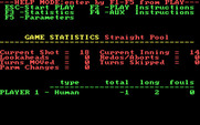 PC Pool Challenges for IBM PC/Compatibles - Game statistics.