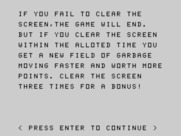 Garbage Belly for TI-99/4A - Game instructions, part 3.