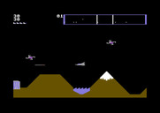 Astroblitz for Commodore 64 - Various enemies attacking!