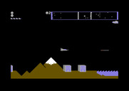Astroblitz for Commodore 64 - Game start.