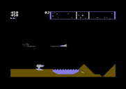 Astroblitz for Commodore 64 - Enemy destroyed!