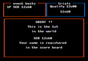 Track & Field for Apple II - A new record!