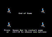 Track & Field for Apple II - End of game.