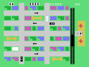 Ambulance for TI-99/4A - Game start.