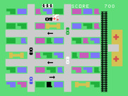 Ambulance for TI-99/4A - Don't crash into other cars.