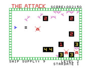 Attack, The for TI-99/4A - Quick, destroy that red opponent before you are destroyed!