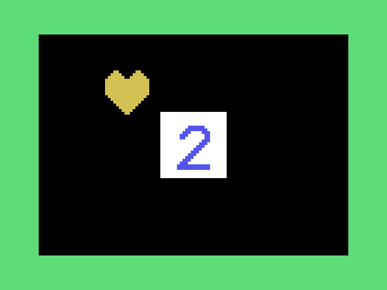 Early Learning Fun TI-99/4A Screenshot: The counting game.