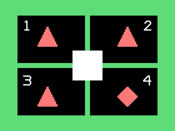 Early Learning Fun TI-99/4A Screenshot: Which item is not alike?