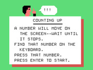 Early Learning Fun for TI-99/4A - Game instructions.