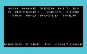 Math Book I for Commodore VIC-20 - AstroShoot - Oops, a crash!