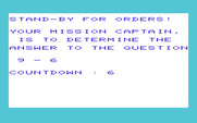 Math Book I for Commodore VIC-20 - AstroShoot - Stand by for your orders....
