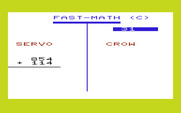 Math Book I for Commodore VIC-20 - Fast Math - Quick, can you answer the question?