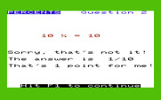 Math Book I for Commodore VIC-20 - Percents - Oops, that's wrong...