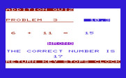 Math Book I for Commodore VIC-20 - A wrong answer.
