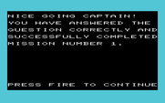 Math Book I for Commodore VIC-20 - AstroShoot - A correct answer!