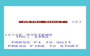 Math Book I for Commodore VIC-20 - AstroShoot - Title screen.
