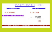 Math Book I for Commodore VIC-20 - Fast Math - We have a winner!