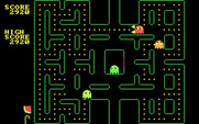 PC-Man for IBM PC/Compatibles - The red ghost caught me!