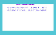Hangman / Hangmath for Commodore VIC-20 - Hangmath - Title screen.