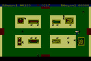 Picnic Paranoia for Atari 8-bit - Some food is being carried off!