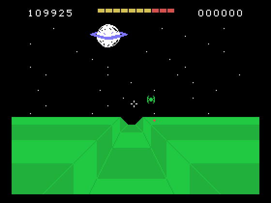 Strike Force 99 TI-99/4A Screenshot: TarTargeting an enemy.