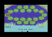 Frog Jump for Commodore 64 - Game start.
