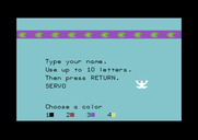 Frog Jump for Commodore 64 - Setting up the players.