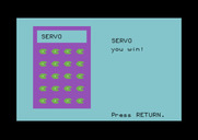Frog Jump for Commodore 64 - Player one wins!