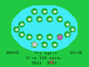 Frog Jump for TI-99/4A - Oops, a wrong answer...