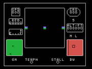 Winging It Flight Simulator for TI-99/4A - Game start.