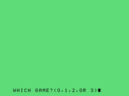 Winging It Flight Simulator for TI-99/4A - Which game number do you want to play?