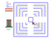 Car Wars for TI-99/4A - Close call! Passing in a different lane...