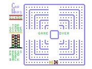 Car Wars for TI-99/4A - Game over.