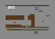 Thing on a Spring for Commodore 64 - I fell through these floor blocks and now I might be stuck...