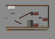 Thing on a Spring for Commodore 64 - Your opponents come in all shapes and sizes, including telephones...