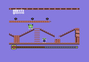 Thing on a Spring for Commodore 64 - I wasn't quick enough and fell into another trap.